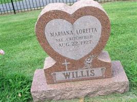 Mariana Loretta "Minnie" Critchfield Willis