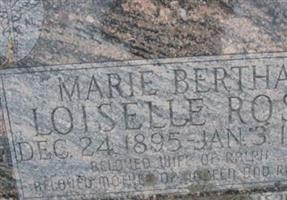 Marie Bertha Loiselle Ross