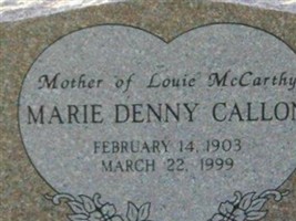 Marie Denny Mccarthy Callon Marie Denny Mccarthy Callon