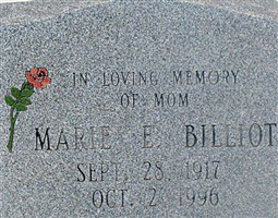 Marie E. Billiot Marie E. Billiot