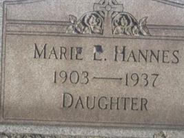 Marie E Hannes