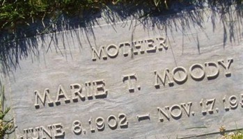 Marie Ethel Thurmon Moody Marie Ethel Thurmon Moody