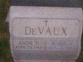 Marie F DeVaux Marie F DeVaux