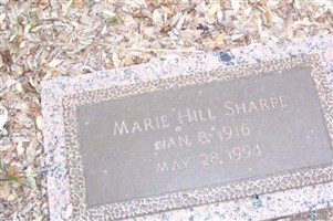 Marie Hill Sharpe