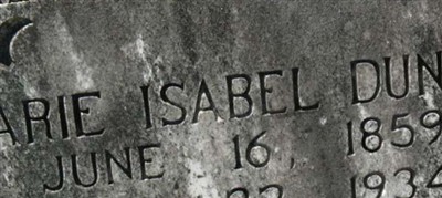 Marie Isabel Dunlap Marie Isabel Dunlap