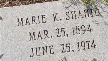 Marie Kalil Shahid