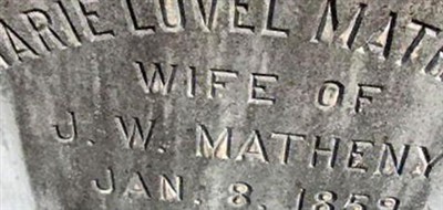 Marie Lovel Matheny Marie Lovel Matheny