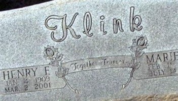 Marie M. Kastenmeier Klink Marie M. Kastenmeier Klink