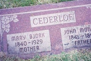 Marie (MARY) Bjork Cederlof