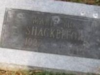 Marie Moss Shackelford Marie Moss Shackelford