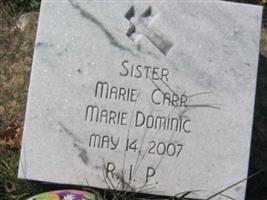 Marie Sister Marie Dominic Carr