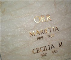 Marietta Orr