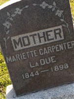 Mariette Carpenter LaDue Mariette Carpenter LaDue