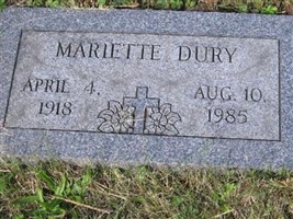 Mariette Dury Mariette Dury