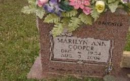 Marilyn Ann Cooper Marilyn Ann Cooper