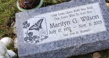 Marilyn Grace Fiddler Wilson Marilyn Grace Fiddler Wilson