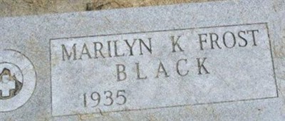 Marilyn K Frost Black Marilyn K Frost Black