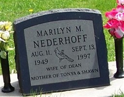 Marilyn M. Nederhoff Marilyn M. Nederhoff