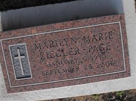 Marilyn Marie Ziegler Page