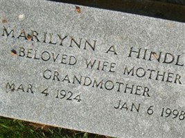 Marilynn A Hindley Marilynn A Hindley