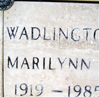 Marilynn G Wadlington Marilynn G Wadlington