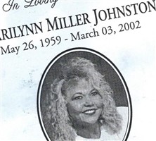 Marilynn Miller Johnston Marilynn Miller Johnston