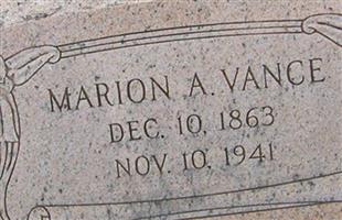 Marion A Vance