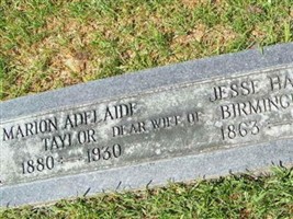 Marion Adelaide Taylor Birmingham Marion Adelaide Taylor Birmingham
