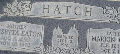 Marion Clark Hatch