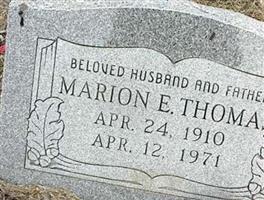 Marion E Thomas