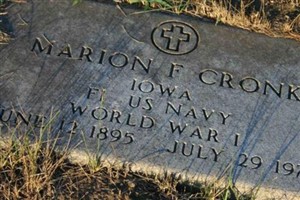 Marion F Cronk