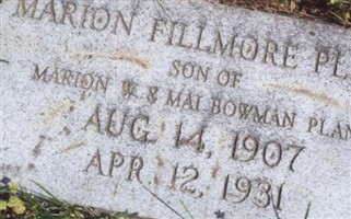 Marion Fillmore Plant Marion Fillmore Plant