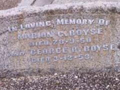 Marion Gertrude Hyde Boyse