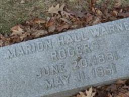 Marion Hall Warner Rogers