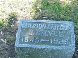Marion I Lyle Marion I Lyle