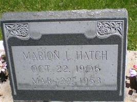 Marion L Hatch