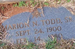 Marion N Todd, Sr