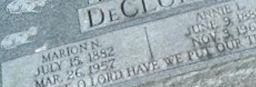 Marion Nathaniel DeClue Marion Nathaniel DeClue