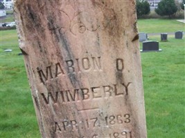 Marion O Wimberly Marion O Wimberly