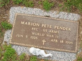 Marion Pete Pender Marion Pete Pender