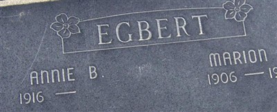 Marion V Egbert