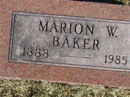 Marion W. Baker