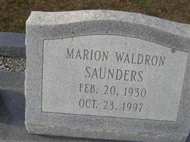 Marion Waldron Saunders Marion Waldron Saunders