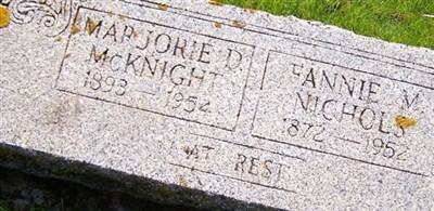 Marjorie D McKnight Marjorie D McKnight