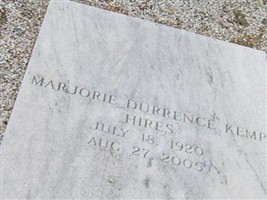 Marjorie Durrence Kemp Hires Marjorie Durrence Kemp Hires