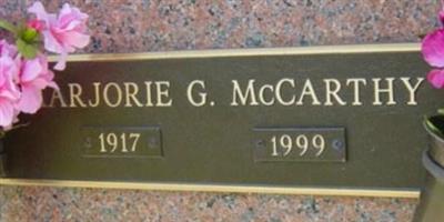 Marjorie G. McCarthy