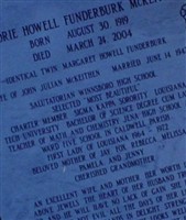 Marjorie Howell Funderburk McKeithen Marjorie Howell Funderburk McKeithen