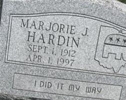 Marjorie J "Marge" Hardin