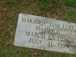 Marjorie Jane Lutz Hamrick