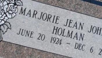 Marjorie Jean Johnson Holman